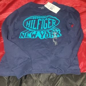 AUTH TOMMY HILFIGER KIDS CHILDREN LONG SLEEVE TEE